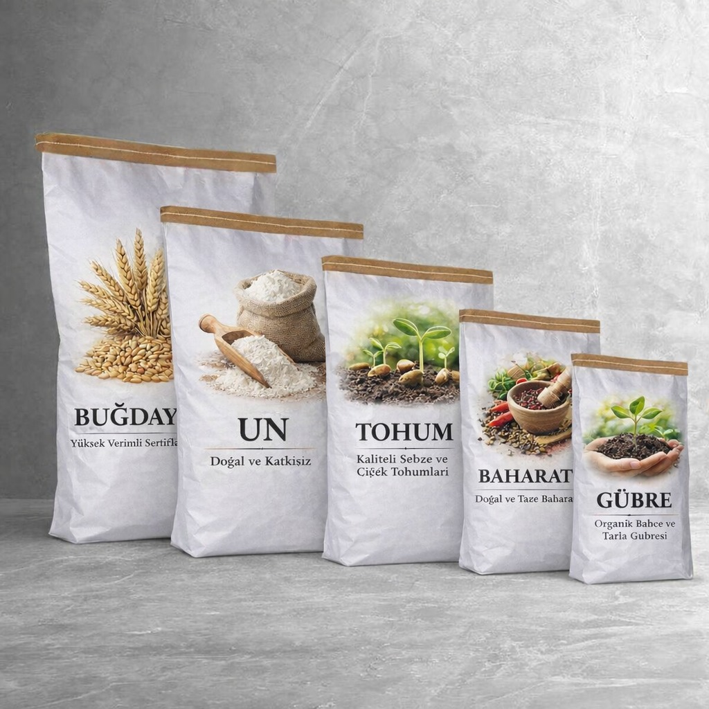 BASKISIZ KRAFT TORBALAR